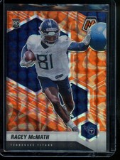 2021 Panini Mosaic Racey McMath Prizm Reactive Orange Rookie Tennessee #392