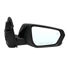Gloss Black Passenger Side Mirror Assembly 8 Pins Compatible with Right