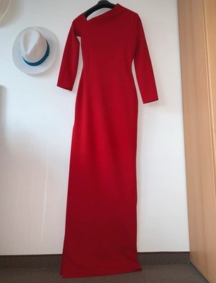 SOLACE LONDON - LIVA Maxi Dress | Showstopping Red Statement Piece- NEVER WORN 