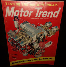 Motor Trend, June 1959, Blown 415 HP Chevy, F...