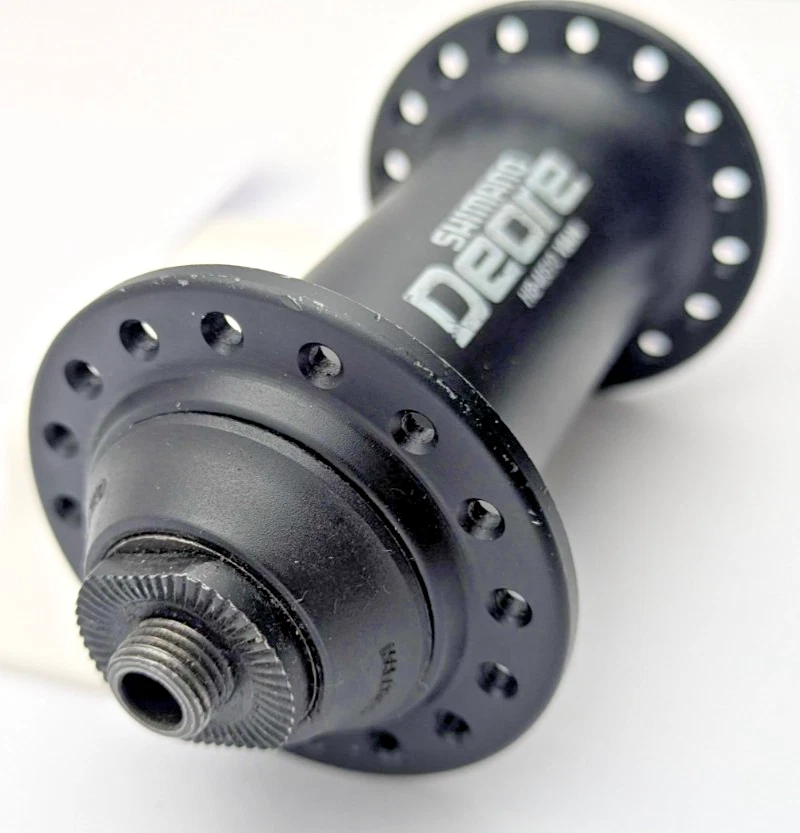 SHIMANO DEORE HB-M510 FRONT HUB 32 HOLE RIM BRAKE QUICK RELEASE BLACK - Image 2 of 4