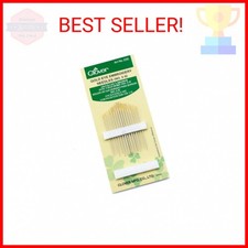 Clover Gold Eye Embroidery Needles Size 3-9 - 16 Pack