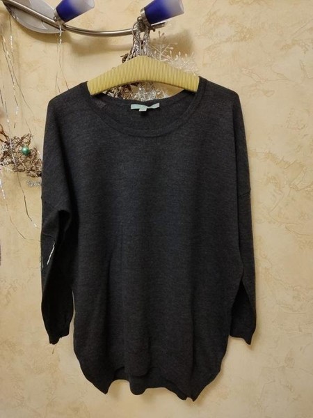 Women Boden Sweater Grey Wool 38 / M / 46 #8F8K