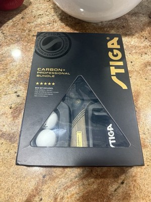 Stiga Carbon+ Professional Table Tennis Bundle