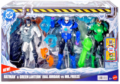 DC Premier Batman & Green Lantern Hal Jordan vs Mr Freeze 3 Action Figure Pack