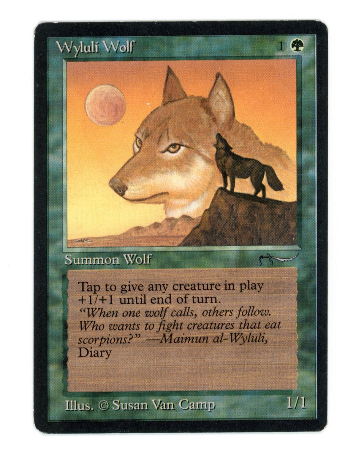 Wyluli Wolf - Magic the Gathering MTG -  Arabian Nights Light (C1)