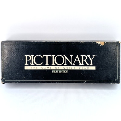 1985 Pictionary 1st Edition Charades Game 100% COMPLETE Gift