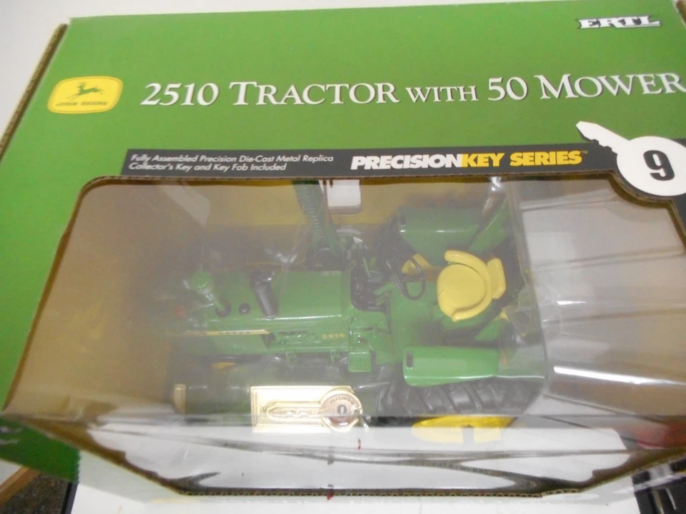 Ertl 1/16 John Deere 2510 Tractor With #50 Mower, Precision Key Series #9 - Image 2 of 4