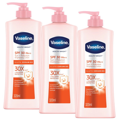 Vaseline Healthy Bright SPF30 PA++ 320ml x 3pack - FREE SHIPPING