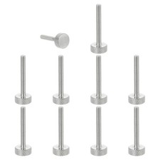 M4x30mm Knurled Thumb Screws 12mm Dia Stainless Diamond Knurled Screw 10Pcs