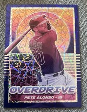 2021 Panini Chronicles - Overdrive Pete Alonso #22 Blue Velocity