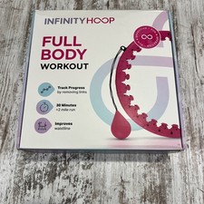 Genuine Infinity Hoop Weighted Hula Hoop Workout Device  - With Sweat Belt