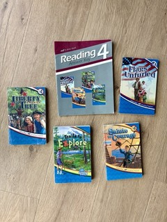 Abeka Reading 4 Answer Key and Readers Lot of 4 Books