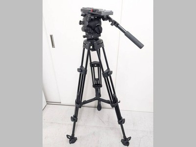 Libec RSP-750M Tripod Set with Head & Case, Used, Professional Video Equipment