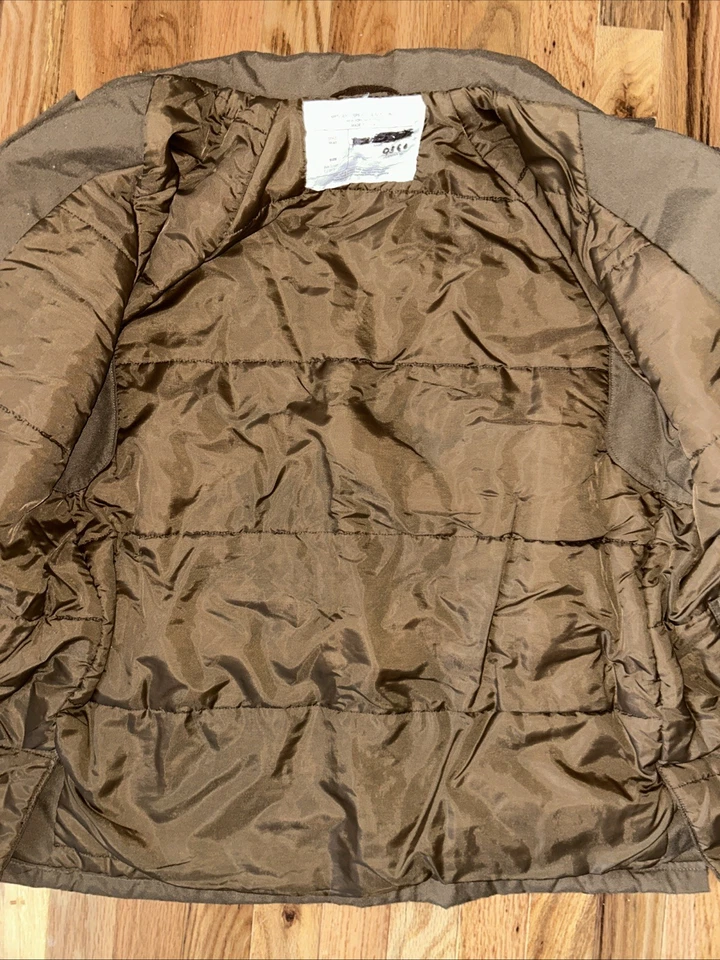 Vintage United Parcel service UPS Employee Jacket Coat Women Lg Zip Quilted USA - Image 3 of 4