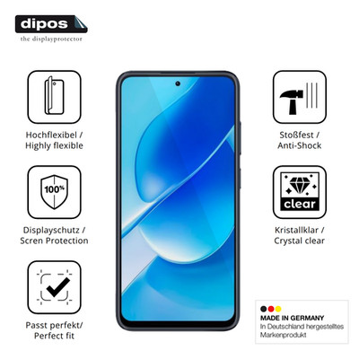 2x 3D Full Cover Schutzfolie für HOTWAV Note 18 GT Panzerfolie Anti-Shock