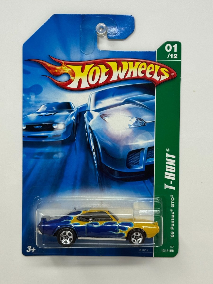 Hot Wheels T-Hunt Treasure Hunt 1969 Pontiac GTO 1:64 Diecast | eBay