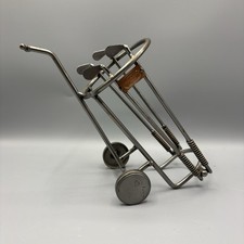 Hinz & Kunst Metal Golf Bag Table Wine Bottle Holder Vintage Decorative Novelty