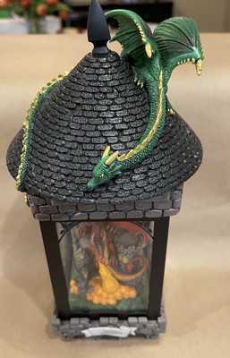 Bradford Exchange Illuminated Lantern The Fire Within Inferno Unleashed Dragon
