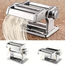 6X Settings PASTA MAKER Kitchen Tool Spaghetti Roller Lasagne Cutter Machine