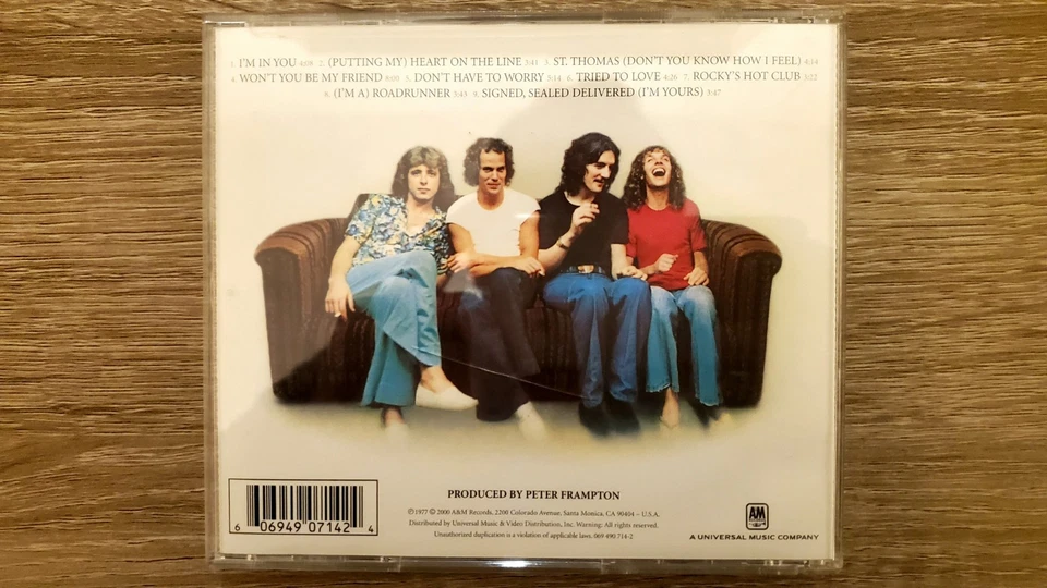 Peter Frampton - I'm In You - Audio CD - A&M Records - 1977 - Image 4 of 4