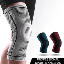 Knee Pads Strap Patella Support Silicone Compression Meniscus Brace Sports