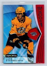 Luke Evangelista 2023-24 Upper Deck Synergy Red Codes RC Nashville Predators #85