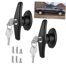 Truck Cap Latch T Handle Camper Lock Replacement Camper Shell Accessories Key 