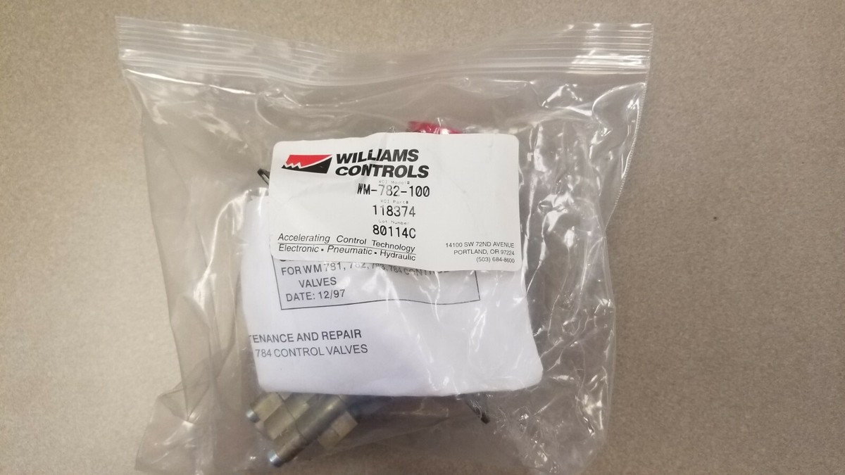 118374 / WM782-100 - Two Position Four-Way Control Valve, WILLIAMS