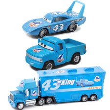  Disney Movie Cars n.43 The King Racers Pickup Mack Camion Giocattoli per Bambini