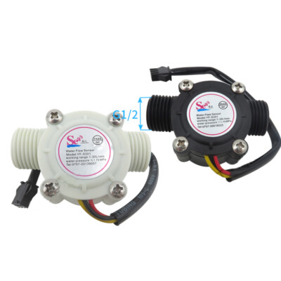 YF-S201 Water Flow Sensor G 1/2'' Fluid Flowmeter Switch Counter 1-30L/min Meter