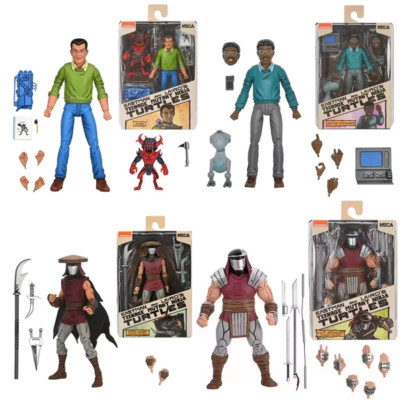 NECA TMNT Mirage Eastman and Laird's Ninja Turtles Collection Figures PROMO