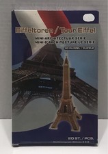 Lenglesi 3D Mini Puzzle Eiffel Tower Papercraft - 20 Pieces - New