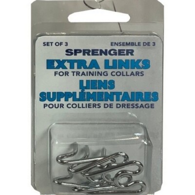 Herm Sprenger Chrome Extra Links 2.5 MM-3 Pack