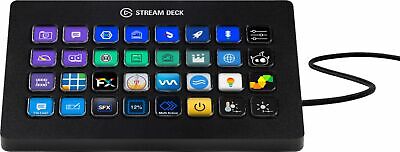 Elgato - Stream Deck XL Wired Keypad with Back Lighting - Black