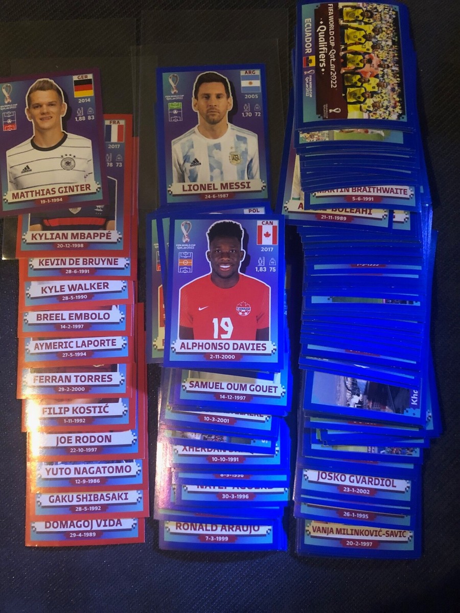 Panini FIFA World Cup Qatar 2022 Stickers (BLUE BORDER) - You Pick