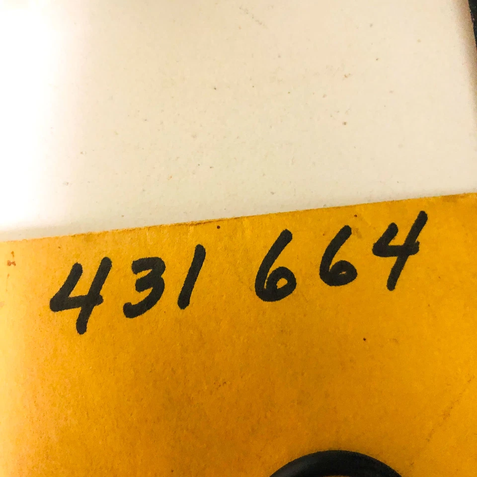 Anillo tórico Poulan 507431664 para motosierra OEM nuevo stock antiguo nuevo suelto sin paquete Foto 2 de 4