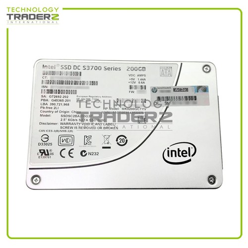 Intel SSDSC2BA200G3P DC S3700 200GB SATA 6Gbps 2.5" SSD