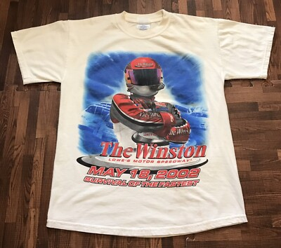 #ad #ad NASCAR The Winston May 18 2002 Lowes Motor Speedway T Shirt Mens Medium $9.60