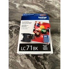 New sealed brother LC71 bk ink cartridge
