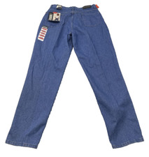 Vintage Gitano Jeans Womens 18 Average Blue Relaxed Fit NOS High Waisted Mom