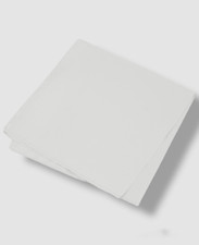  33 Club Room Men's Solid White Silk Pocket Square Handkerchief