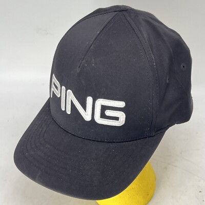 Casquette De Golf Ping Sensor Cool Flex Fit Tech Noir - Taille Petit/Moyen