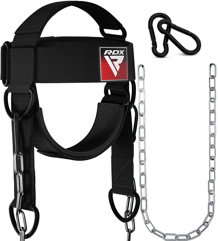 RDX Harnais de Tete Néoprène Cou Chaîne de Levage Poids Accessoires de Fitness