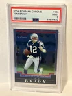 2004 Bowman Chrome Tom Brady #106 PSA 9 Mint New England Patriots