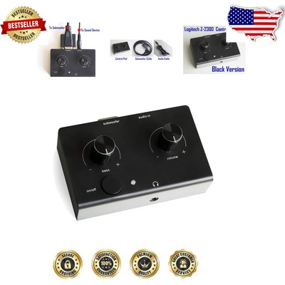 Compact Wired Control Pod Compatible with Logitech Z-2300 and Z-2200 Speakers