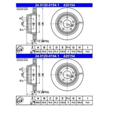 Disque de frein BMW 840