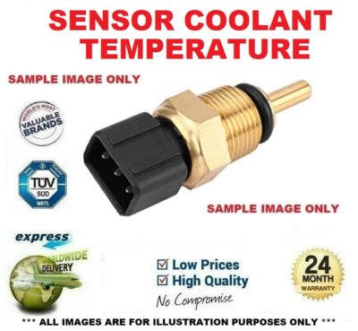 COOLANT TEMPERATURE SENSOR for AUDI 80 S2 quattro 1993-1994