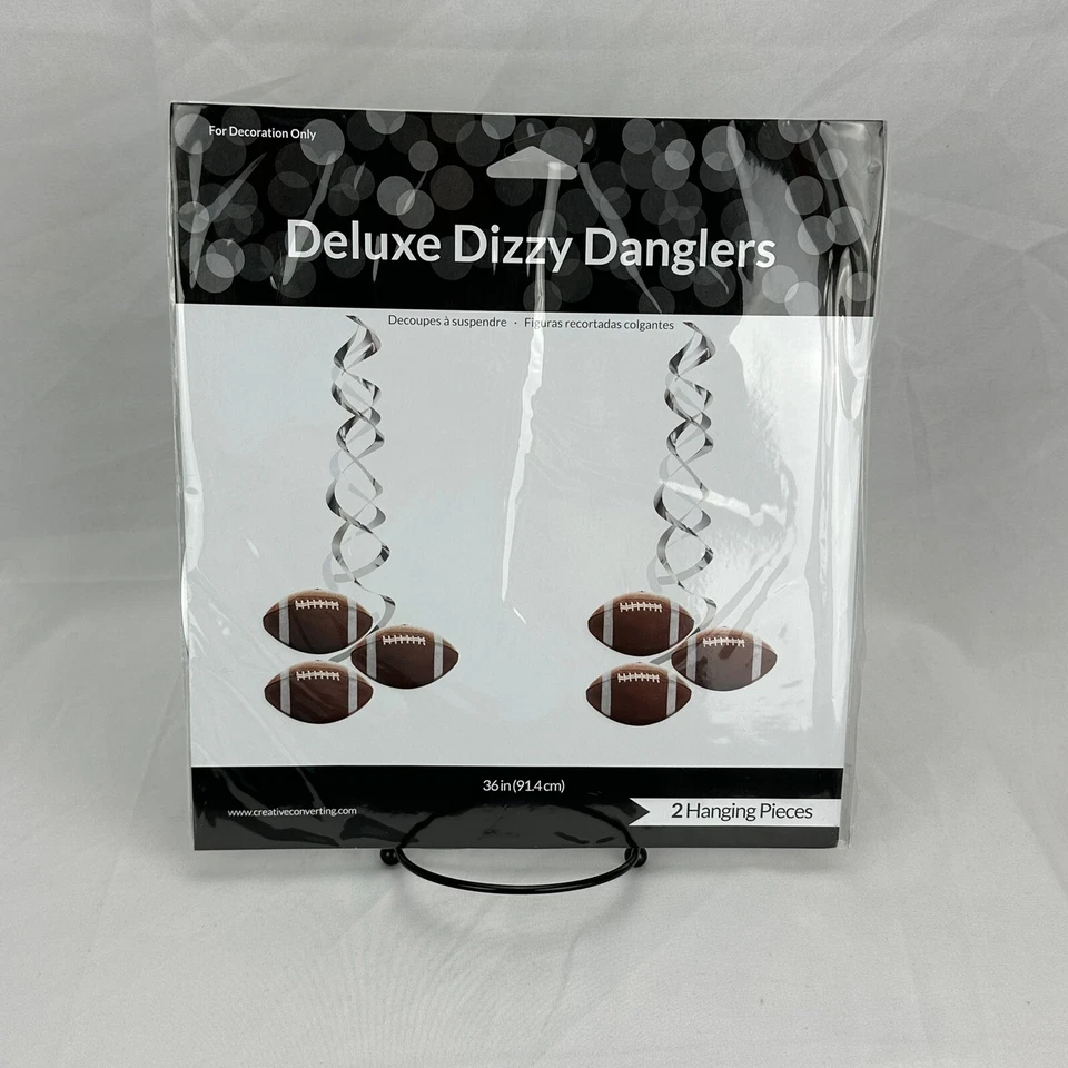 Football Party Supplies Balloon Banner Table Décor Penalty Flags Lot NIP - Image 2 of 4