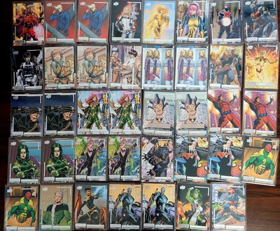 Marvel Allegiance Avengers Vs Xmen - 39 Card Lot Base (Duplicates)